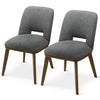 The Blake Dark Grey Fabric Dining Chair (Set Of 2) Era and Style Inspired Home Décor 1