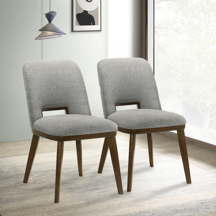 The Blake Light Grey Fabric Dining Chair (Set Of 2) Era and Style Inspired Home Décor 2