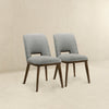 The Blake Light Grey Fabric Dining Chair (Set Of 2) Era and Style Inspired Home Décor 5