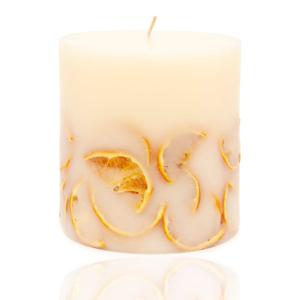 Orange Botanical Candle