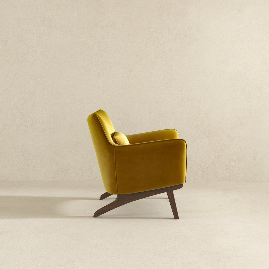 The Brayden Lounge Chair (Gold - Velvet) Era and Style Inspired Home Décor 6