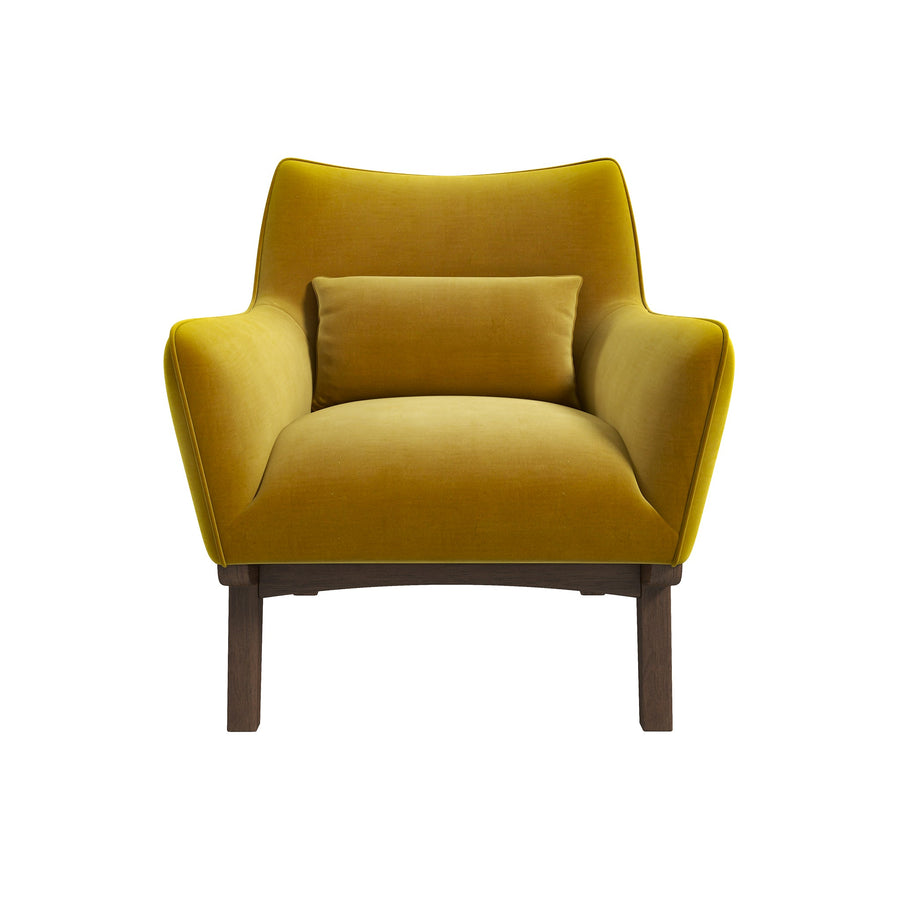 The Brayden Lounge Chair (Gold - Velvet) Era and Style Inspired Home Décor 3