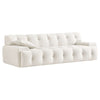 The Brampton Mid Century 90 Inch Cream Velvet Sofa Era and Style Inspired Home Décor 2