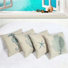 Set of 4 Coastal Pillow Shams