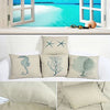 Set of 4 Coastal Pillow Shams