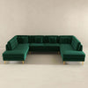 The Brooke Velvet U Shape Corner Sofa Era and Style Inspired Home Décor 2