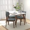 The Carlos White Small Dining Table Era and Style Inspired Home Décor 1