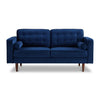 The Casey Blue Velvet Loveseat Era and Style Inspired Home Décor 1