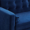 The Casey Blue Velvet Loveseat Era and Style Inspired Home Décor 3