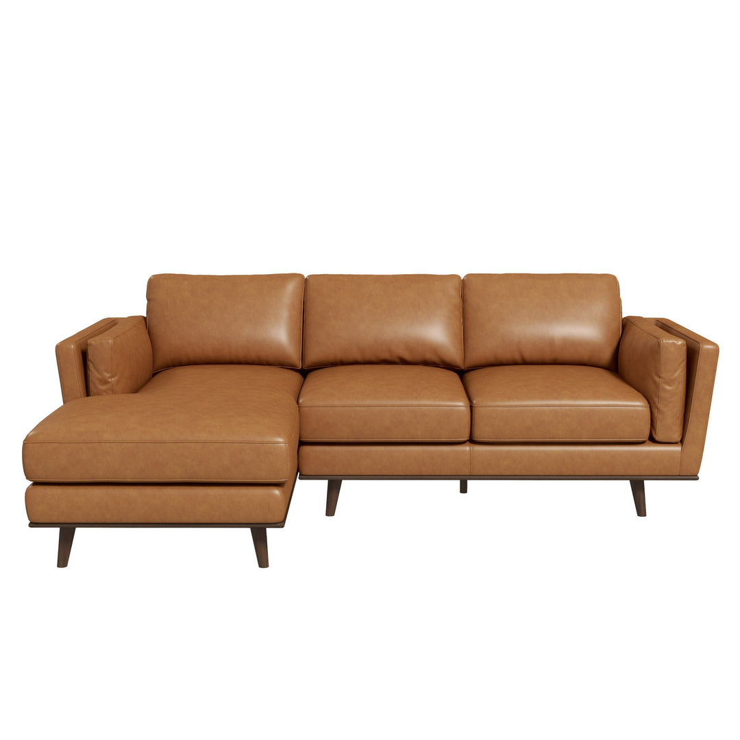 The Chase Genuine Leather Sectional Left Facing Era and Style Inspired Home Décor 1