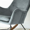 The Chelsea Gray Velvet Rocking Chair Era and Style Inspired Home Décor 6