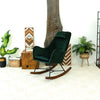 The Chelsea Green Velvet Rocking Chair Era and Style Inspired Home Décor 3