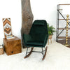 The Chelsea Green Velvet Rocking Chair Era and Style Inspired Home Décor 2