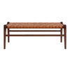 The Cody Tan Leather Bench Era and Style Inspired Home Décor 1