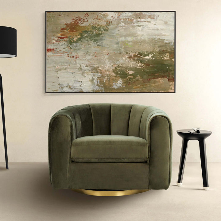 The Cosey Green Velvet Swivel Chair Era and Style Inspired Home Décor 1