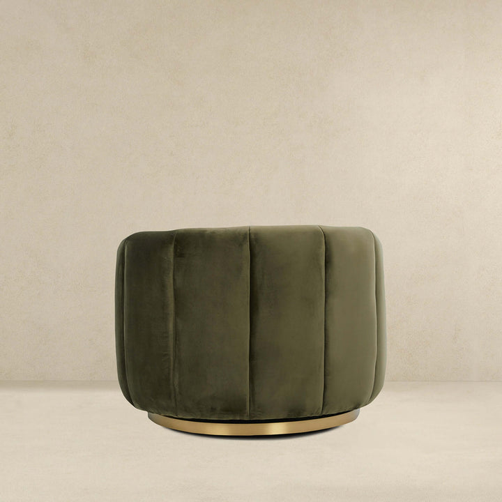 The Cosey Green Velvet Swivel Chair Era and Style Inspired Home Décor 4