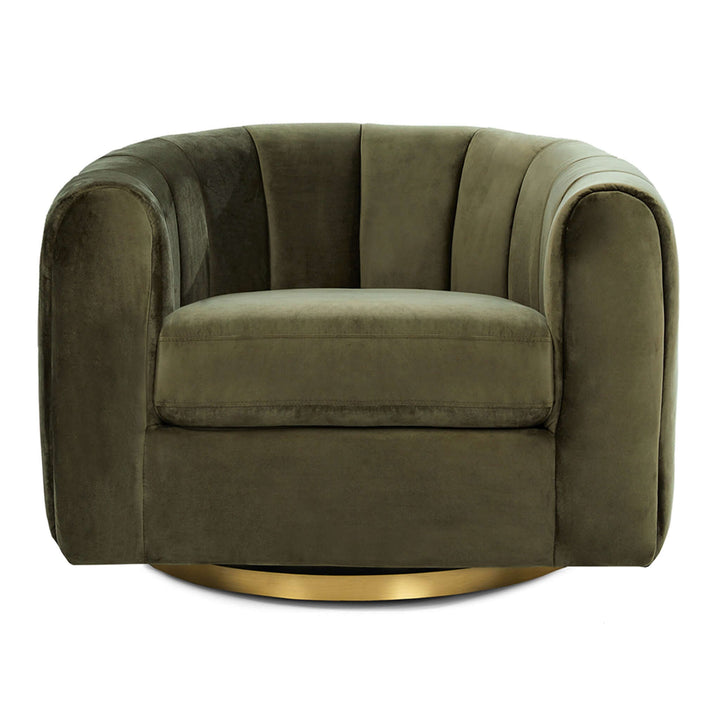 The Cosey Green Velvet Swivel Chair Era and Style Inspired Home Décor 7