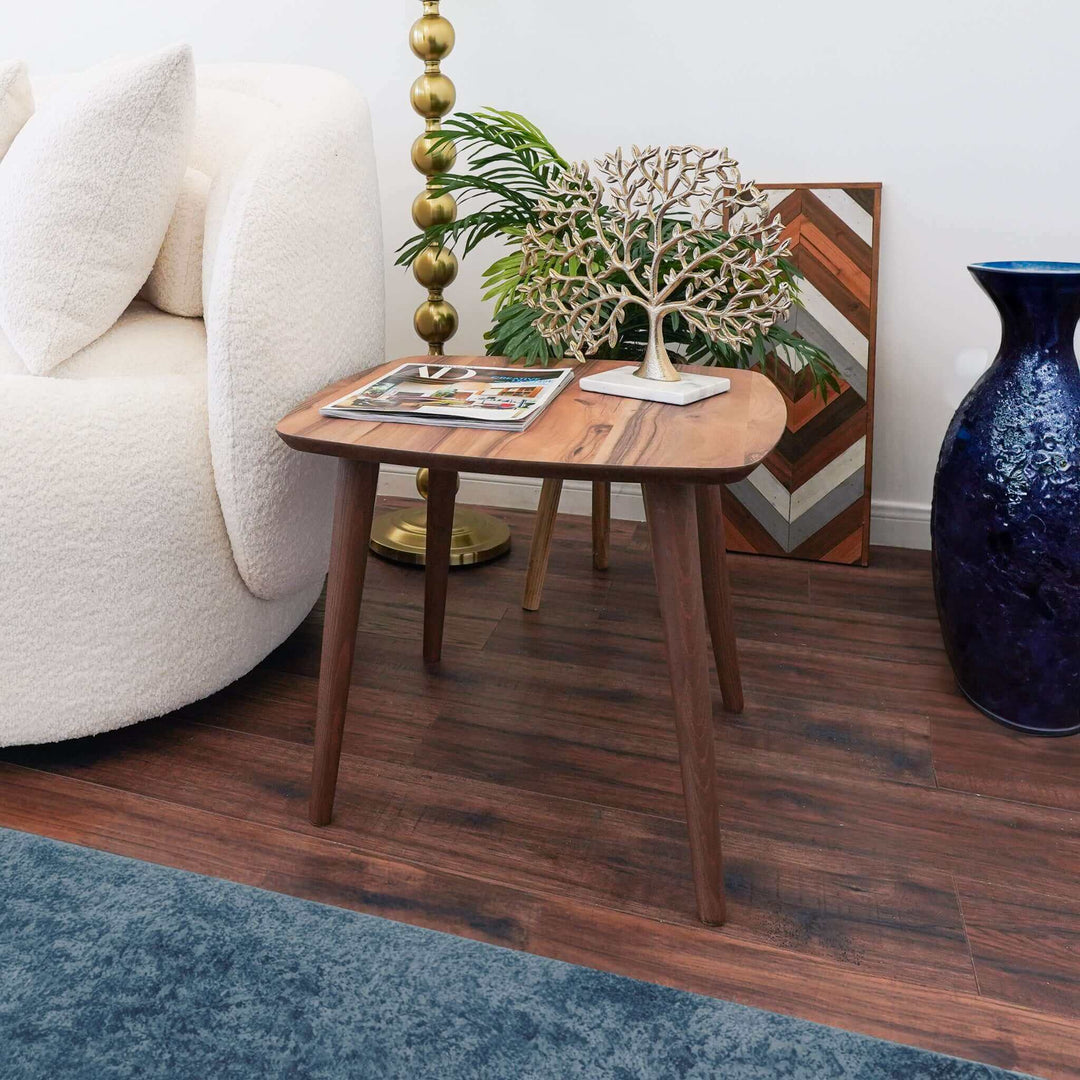 The Denis Walnut End Table Era and Style Inspired Home Décor 1