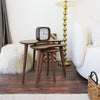 The Dainty Walnut Nesting Table Era and Style Inspired Home Décor 2