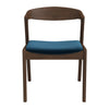 The Dakota Solid Wood Blue Velvet Dining Chair (Set Of 2) Era and Style Inspired Home Décor 1