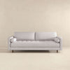 The Anthony  Light Grey Pillow Back Fabric Sofa Era and Style Inspired Home Décor 3