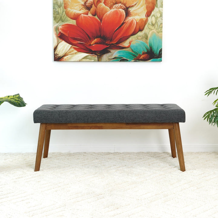 The Delilah Modern Bench (Fabric) Era and Style Inspired Home Décor 4