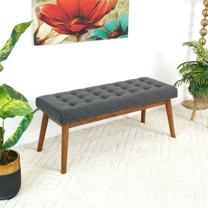 The Delilah Modern Bench (Fabric) Era and Style Inspired Home Décor 3