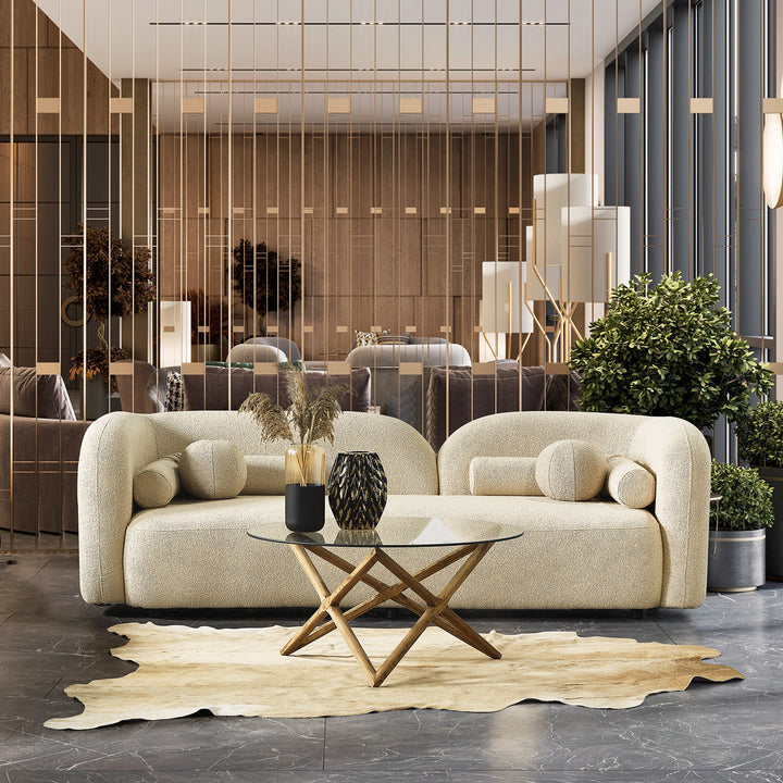 The Donna Japandi Style Boucle Sofa Era and Style Inspired Home Décor 4