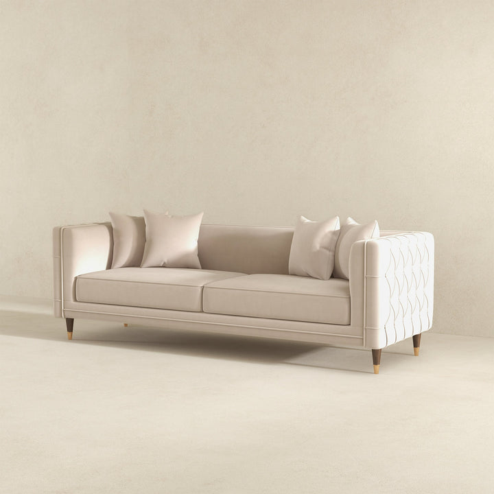 The Edward Sofa (Light Cream Velvet) Era and Style Inspired Home Décor 5