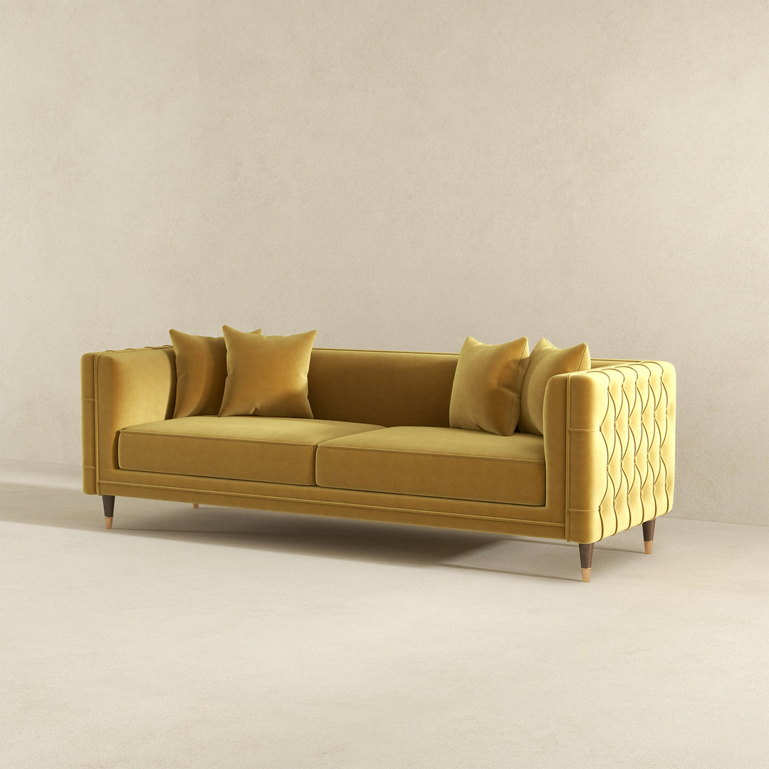 The Edward Sofa (Mustard Velvet) Era and Style Inspired Home Décor 5