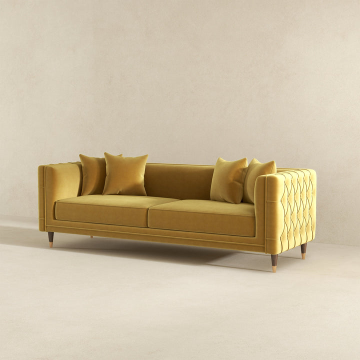 The Edward Sofa (Mustard Velvet) Era and Style Inspired Home Décor 5