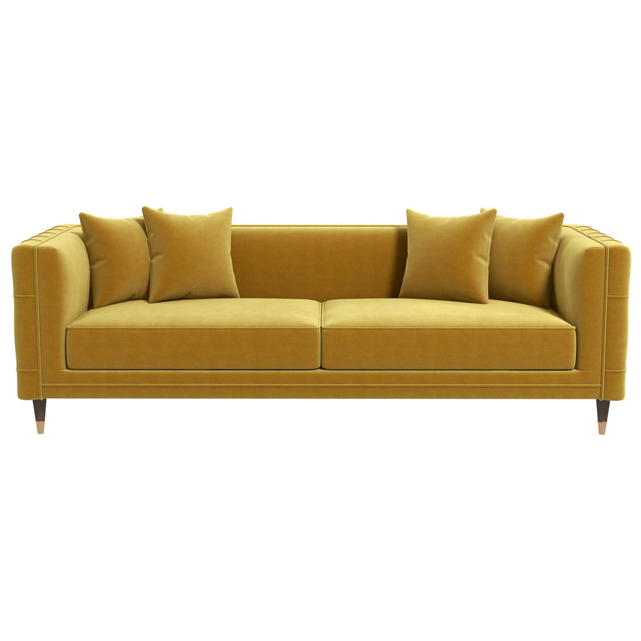 The Edward Sofa (Mustard Velvet) Era and Style Inspired Home Décor 1