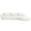 The Elijah Japandi Style Curvy Sectional Sofa 126" Era and Style Inspired Home Décor 1