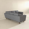 The Erman Pillow Back Corner Sofa In Dark Gray Era and Style Inspired Home Décor 3