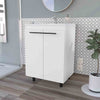 Selma 24" Freestanding Vanity Cabinet With Division