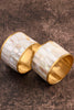 Exquisite Mother of Pearl Napkin Rings, Set of 6