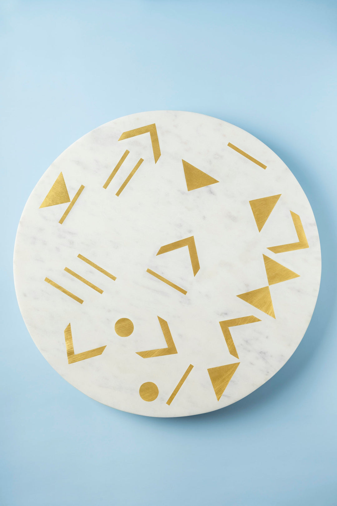 Olympia Marble Lazy Susan, 16" by GAURI KOHLI