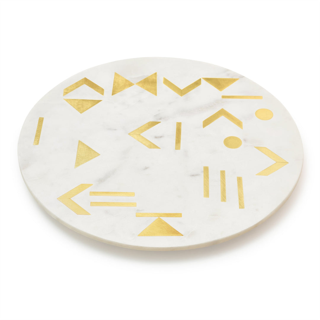 Olympia Marble Cheese Board, 12" by GAURI KOHLI