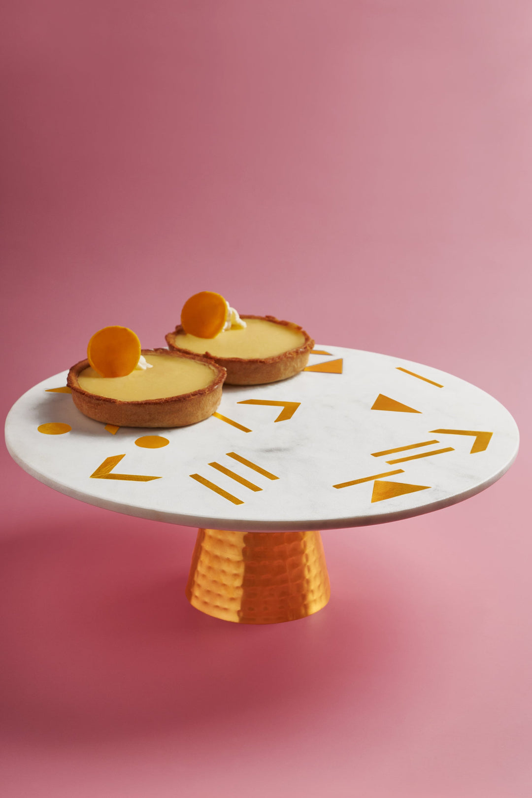 Olympia Marble Cake Stand, 12" by GAURI KOHLI