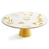 Olympia Marble Cake Stand, 12" by GAURI KOHLI