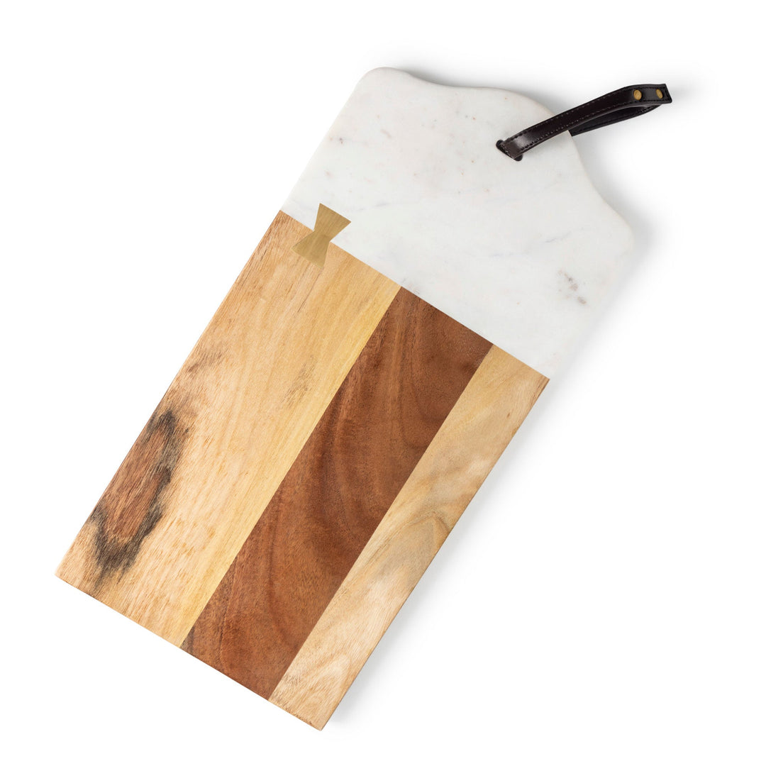 Darvaza Marble & Wood Cutting Board