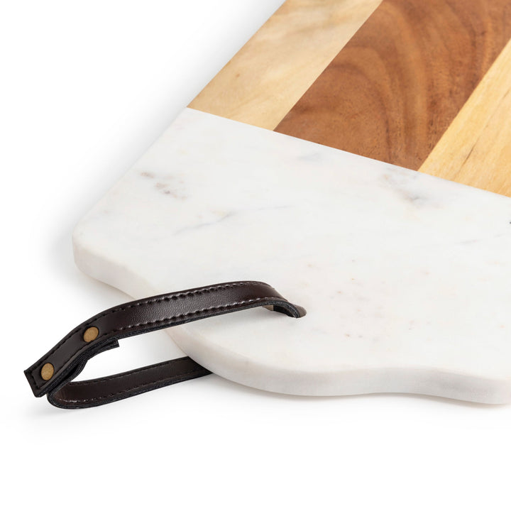 Darvaza Marble & Wood Cutting Board