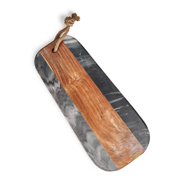 Marble & Wood Cutting Board, Grey