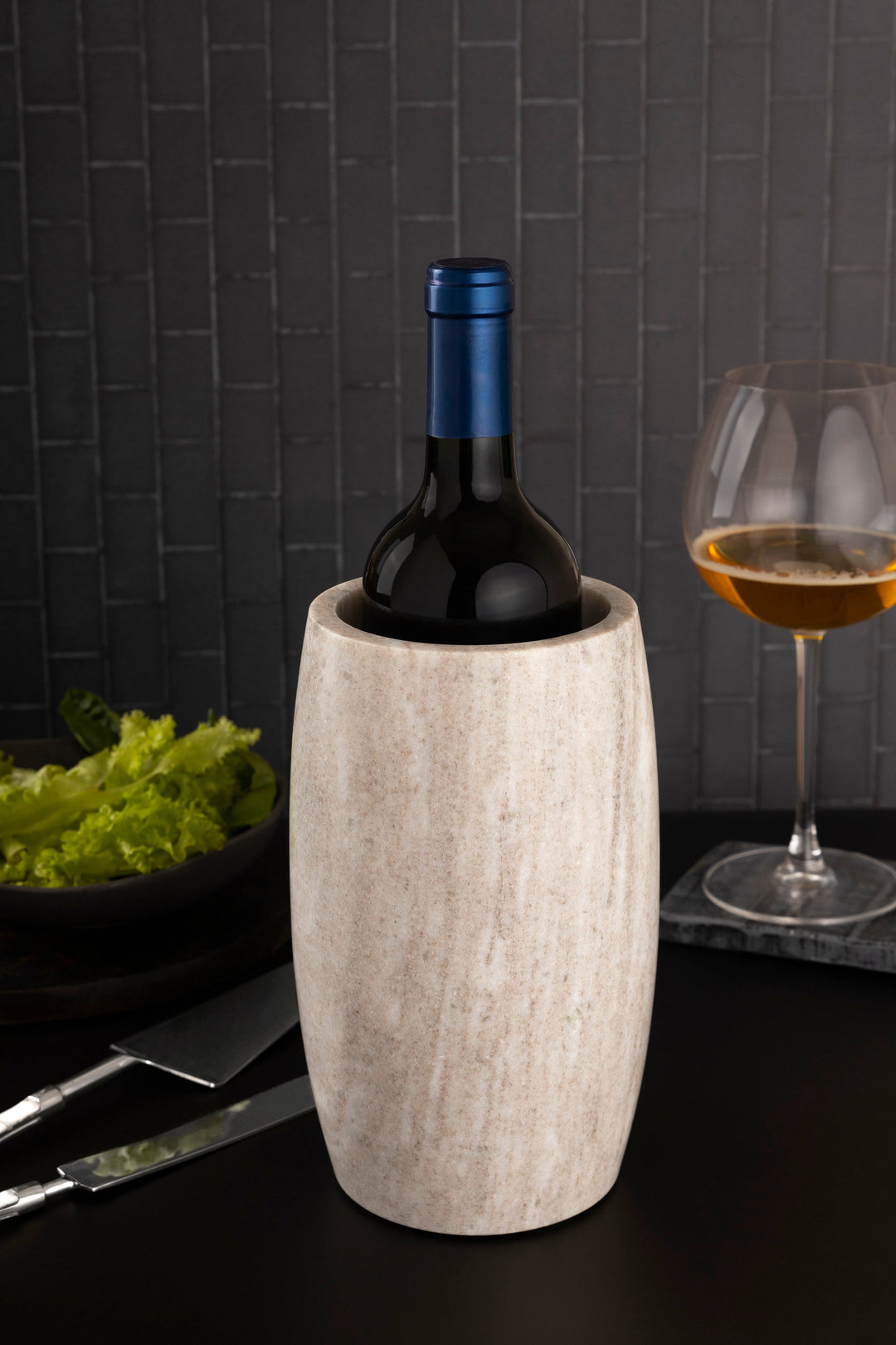 Meraki Marble Wine Chiller by GAURI KOHLI