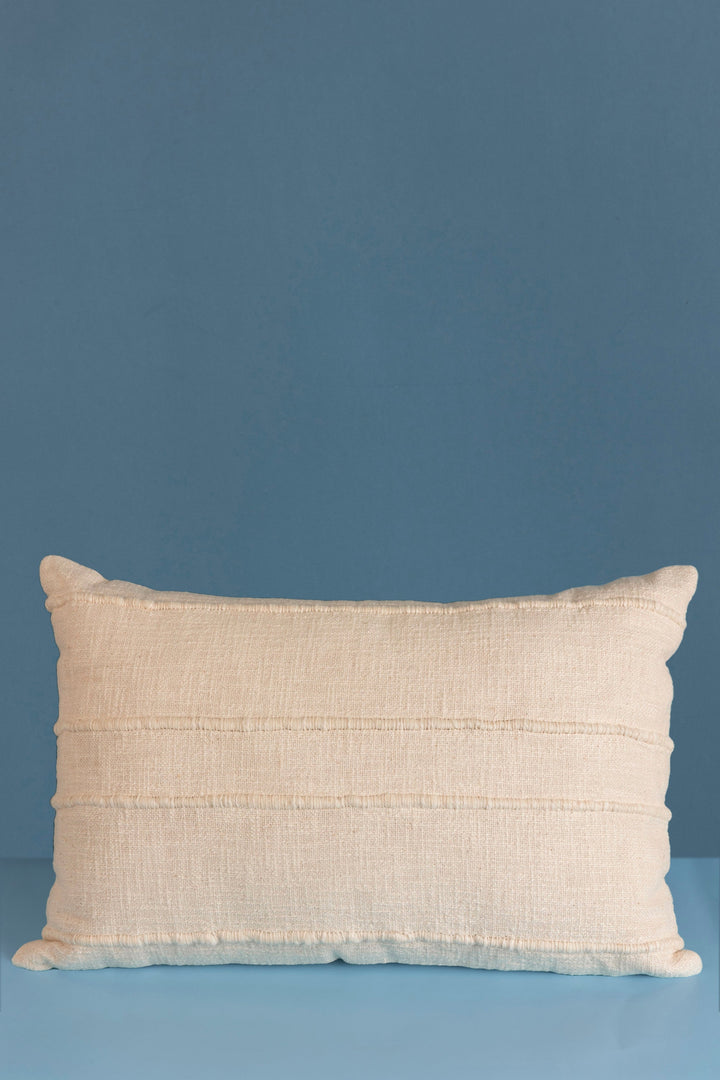 Ivory Accent Lumbar Pillow with Insert, 15X24