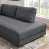 The Glander Cozy Sectional Sofa Right Facing in Dark Gray