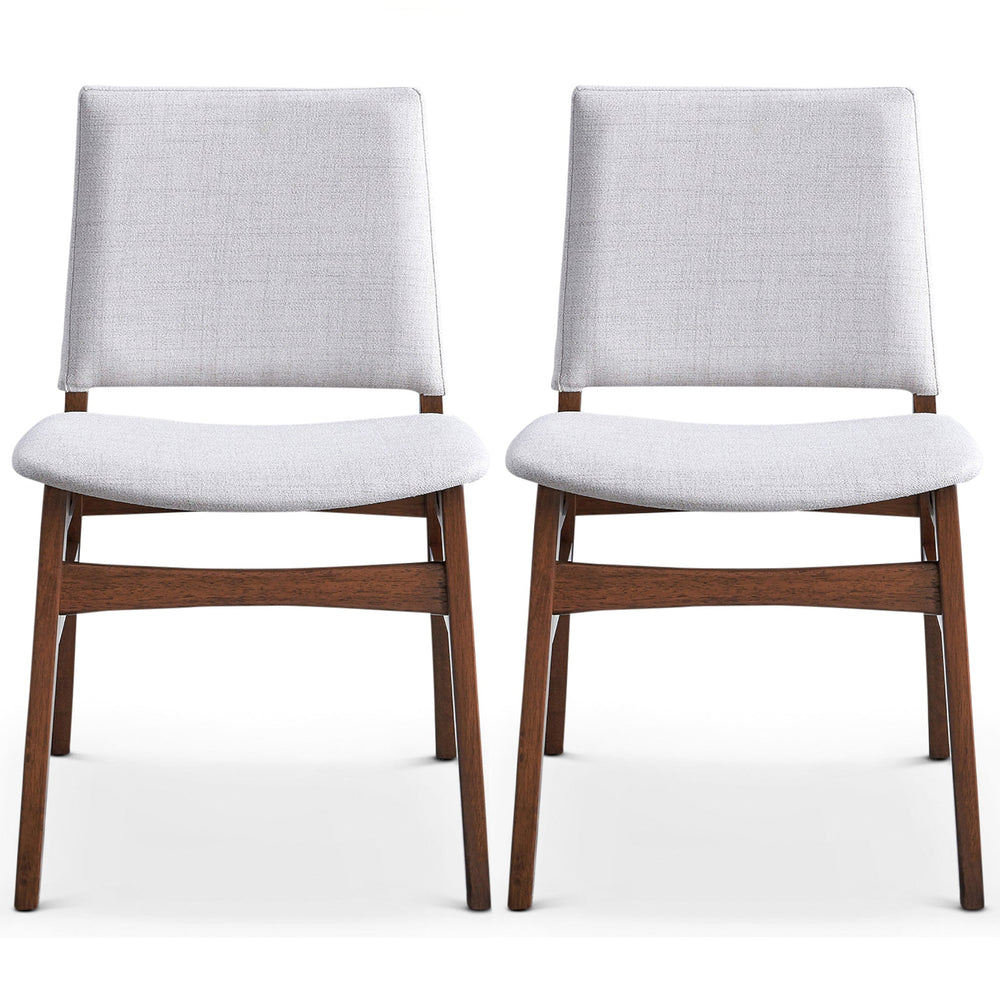 The Gusto Fabric Dining Chair In Light Gray (Set Of 2) Era and Style Inspired Home Décor 6