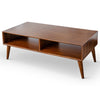 The Hazel Solid Wood Walnut Brown Coffee Table Era and Style Inspired Home Décor 1