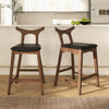 The Hester Solid Wood Upholstered Square Bar Chair (Set Of 2) Era and Style Inspired Home Décor 3