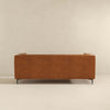 The Evelyn Mid Century Modern Cognac Leather Luxury Chesterfield Sofa Era and Style Inspired Home Décor 7